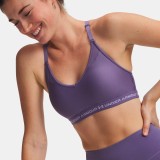 Women's Training Sorts Bra Purple - Under Armour Crossback Low Image 1