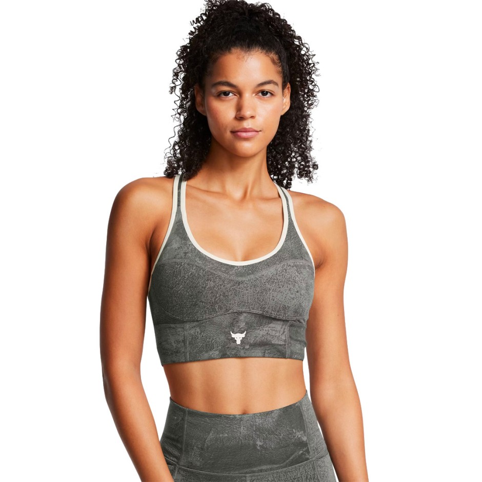 UNDER ARMOUR PROJECT ROCK LG LL INFTY PT BRA 1384161-709 Grey