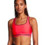 UNDER ARMOUR CROSSBACK MID BRA 1361034-713 Red Image 