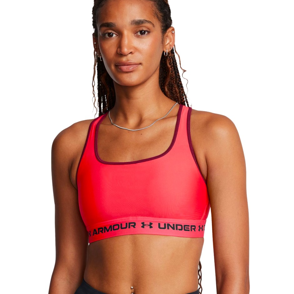 UNDER ARMOUR CROSSBACK MID BRA 1361034-713 Red