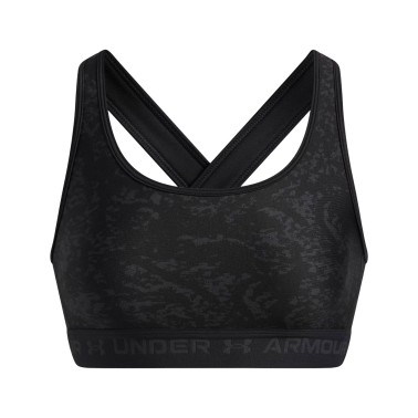 UNDER ARMOUR CROSSBACK MID PRINT 1361042-013 Black