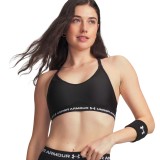 UNDER ARMOUR CROSSBACK LOW BRA 1386424 Black Image 