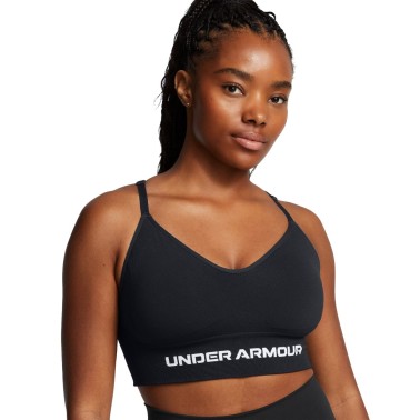Γυναικείο Μπουστάκι Προπόνησης Μαύρο - Under Armour Vanish Seamless Low
