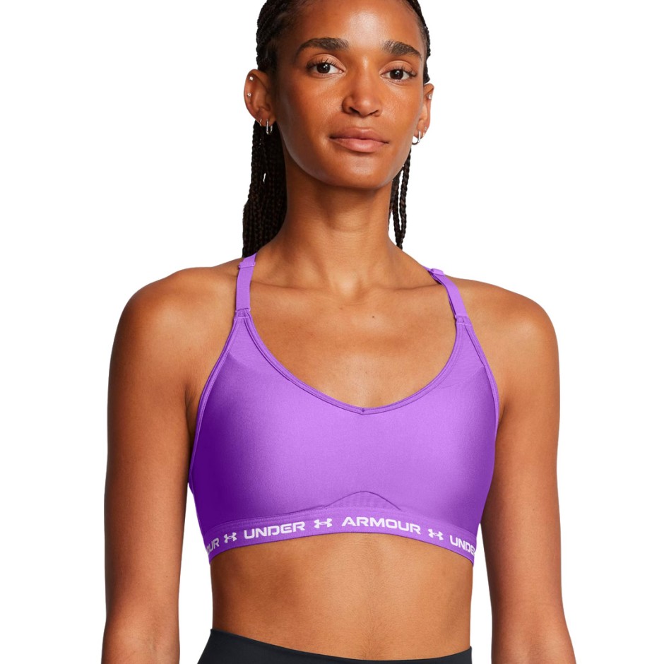 UNDER ARMOUR CROSSBACK LOW BRA 1386424-525 Purple