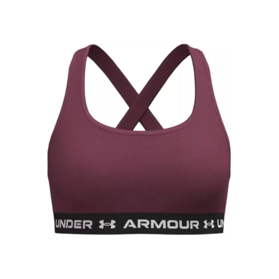 UNDER ARMOUR CROSSBACK MID BRA 1361034-661 Βordeaux