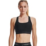 UNDER ARMOUR CROSSBACK MID BRA 1361034-001 Black Image 