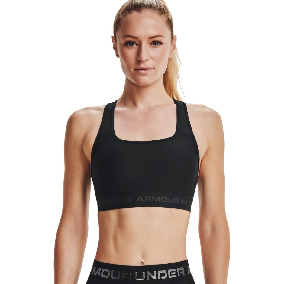 UNDER ARMOUR CROSSBACK MID BRA 1361034-001 Black