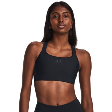 UNDER ARMOUR HEATGEAR ARMOUR HIGH SPORTS BRA Μαύρο