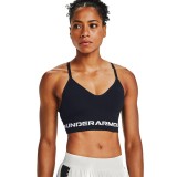 UNDER ARMOUR SEAMLESS LOW LONG BRA 1357719-001 Black Image 