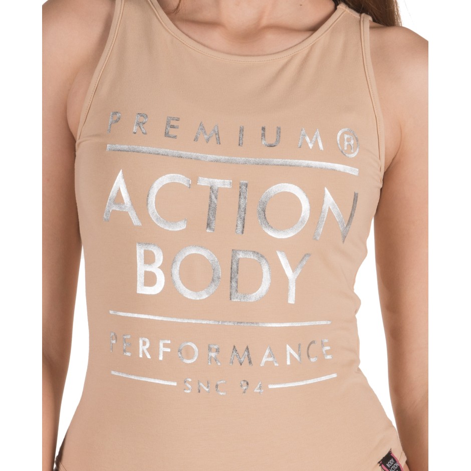 BODY ACTION ELASTIC BODYSUIT 041831-01-05C Beige