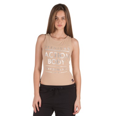 BODY ACTION ELASTIC BODYSUIT 041831-01-05C Μπέζ