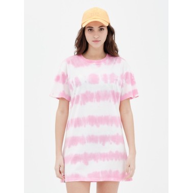 BASEHIT 221.BW80.15TD-TIE DYE L.PINK Pink