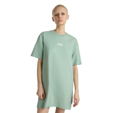 VANS WM CENTER VEE TEE DRESS VN0A4RU2CJL-CJL Petrol