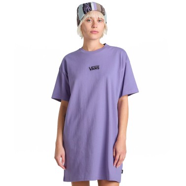 VANS CENTER VEE TEE DRESS VN0A4RU26PH-6PH Purple