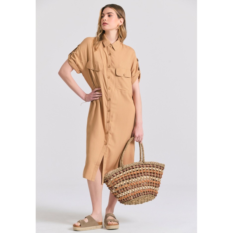 FUNKY BUDDHA FBL011-100-13-TAUPE Καφέ