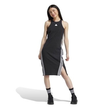 adidas Sportswear Future Icons 3-Stripes Μαύρο - Γυναικείο Αμάνικο Φόρεμα