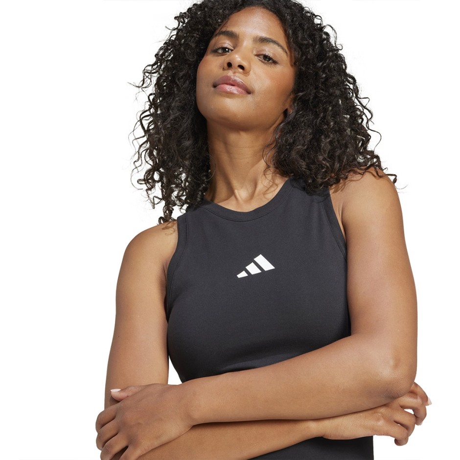 Γυναικείο Φόρεμα Μαύρο - adidas Sportswear Future Icons Small Logo