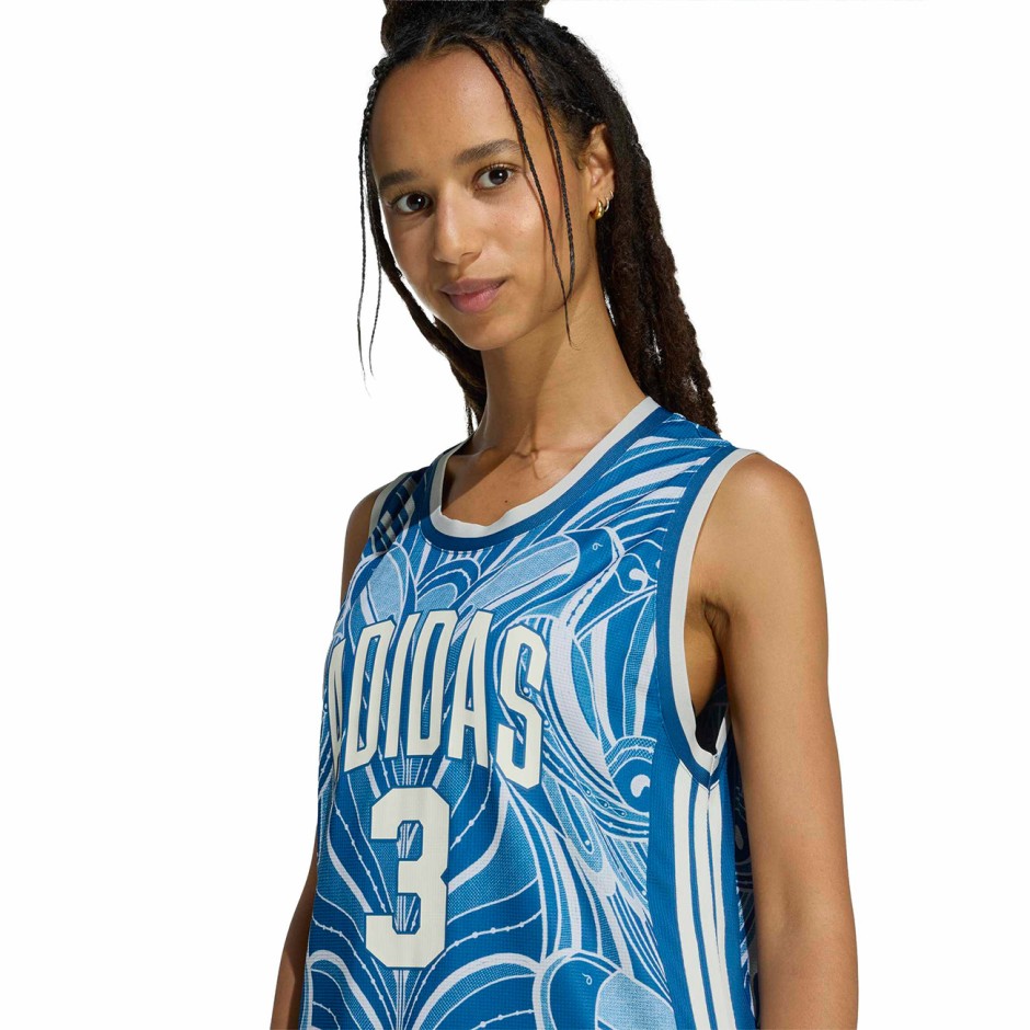 Γυναικείο Φόρεμα Μπλε - adidas Sportswear Farm Rio Premium