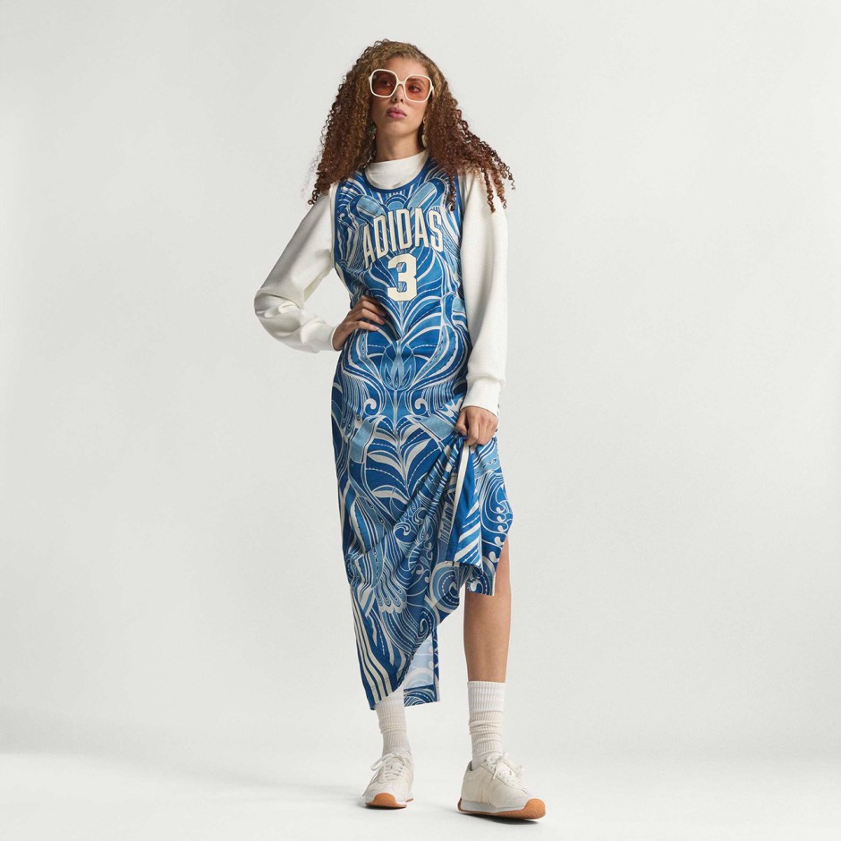 Γυναικείο Φόρεμα Μπλε - adidas Sportswear Farm Rio Premium