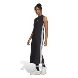 Γυναικείο Φόρεμα Μαύρο - adidas Sportswear Essentials 3-Stripes Long Racerback Εικόνα 