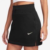 NIKE W NSW  PHNX FLC HR MINI SKIRT FV6318-010 Black Image 0