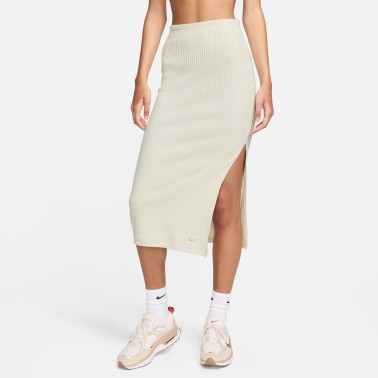 Γυναικεία Φούστα Εκρού - Nike Sportswear Chill Knit
