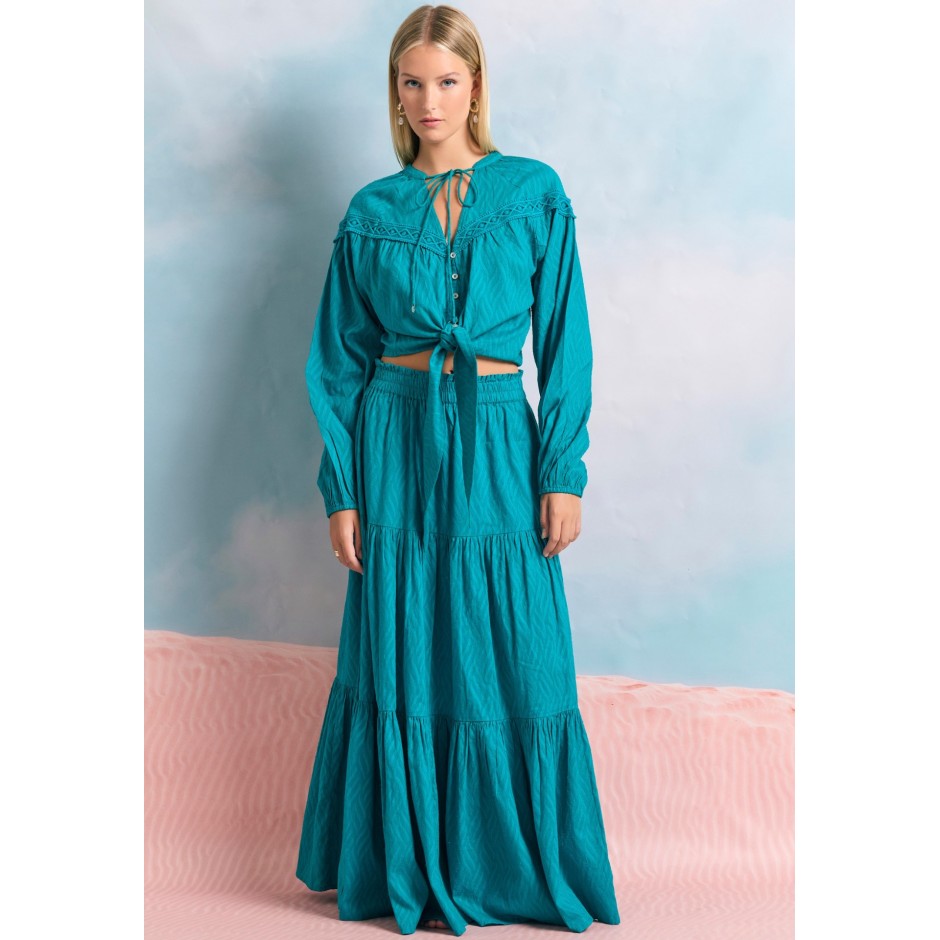 FUNKY BUDDHA FBL011-104-14-PEACOCK Πράσινο