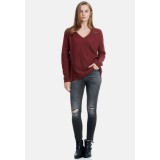 FUNKY BUDDHA 001.006684\FBL107-09219-BURGUNDY ΜΠΟΡΝΤΩ Εικόνα 3