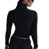 NIKE W NSW JACKET GLS HV6524-010 Black Image 0