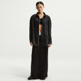 NIKE W NSW OFFLN WVN STN LS TOP IM0575-010 Black Image 5