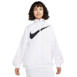 Γυναικεία Ζακέτα NIKE W NSW ESSNTL WVN JKT HBR Λευκό DX5864  Εικόνα 