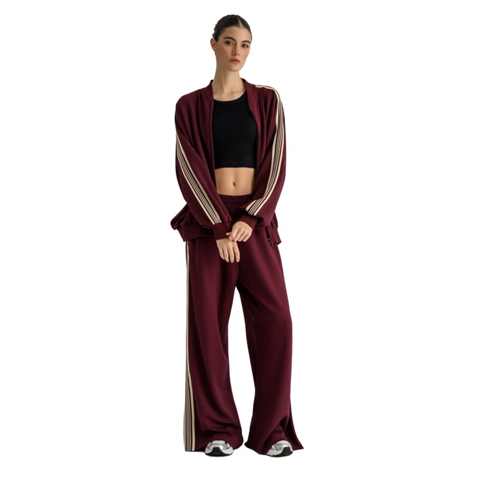 Women's Track Top Bordeaux - Bodytalk 