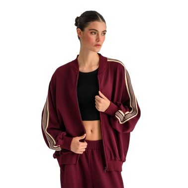 Women's Track Top Bordeaux - Bodytalk 