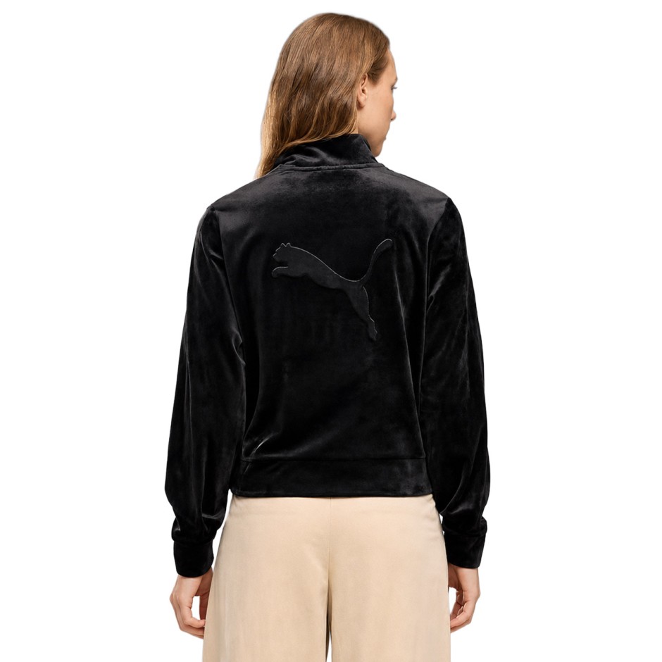 Γυναικεία Ζακέτα Μαύρη - PUMA Essentials Elevated Velour
