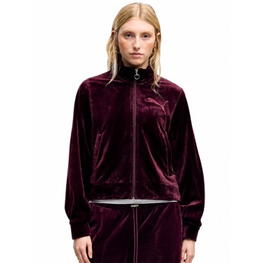 Γυναικεία Ζακέτα Μπορντό - PUMA Essentials Elevated Velour