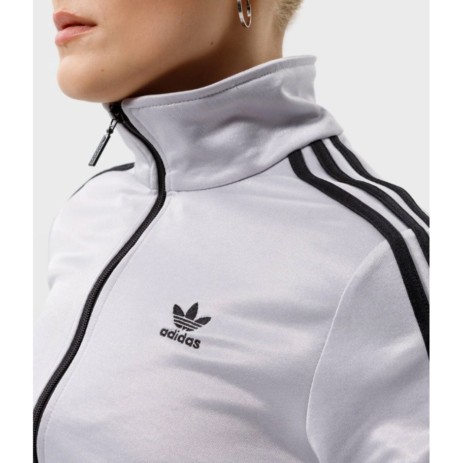 adidas Originals ADICOLOR CLASSICS HIGH-SHINE TRACK TOP HF7532 Grey