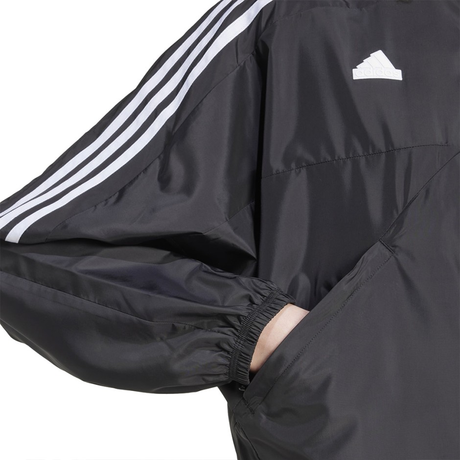 Γυναικεία Ζακέτα Μαύρη - adidas Sportswear Tiro Cut 3-Stripes Summer