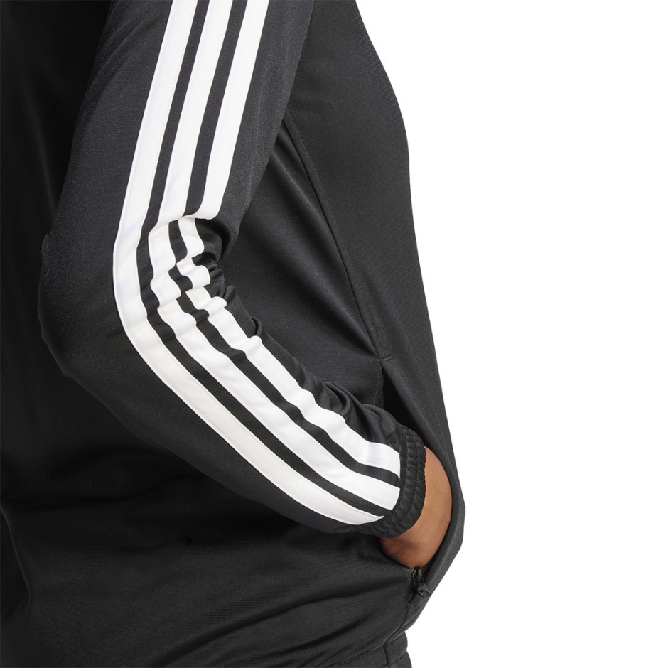 Γυναικεία Ζακέτα Μαύρη - adidas Sportswear Tricot 3-Stripes