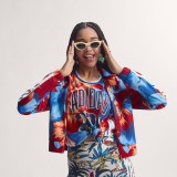 Γυναικεία Ζακέτα Πολύχρωμη - adidas Sportswear Farm Rio House Of Tiro Εικόνα 3