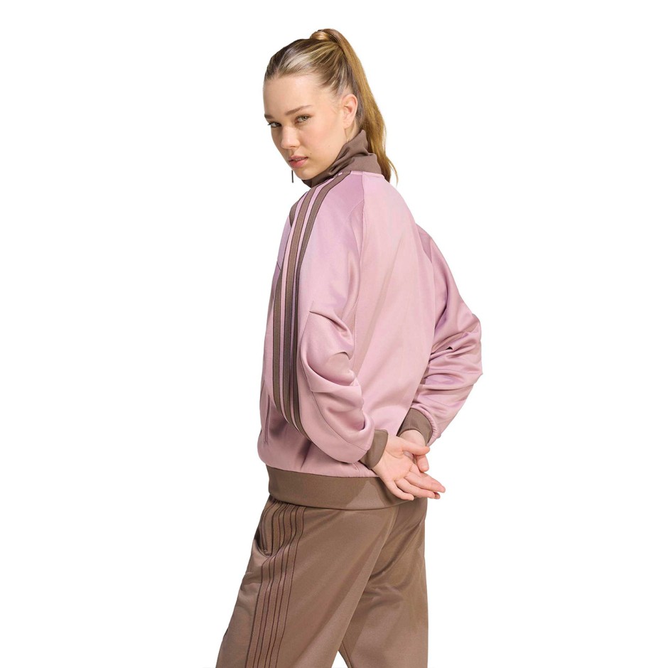 Women's Track Top Purple - adidas Sportswear Stadium Pique Loose Fit