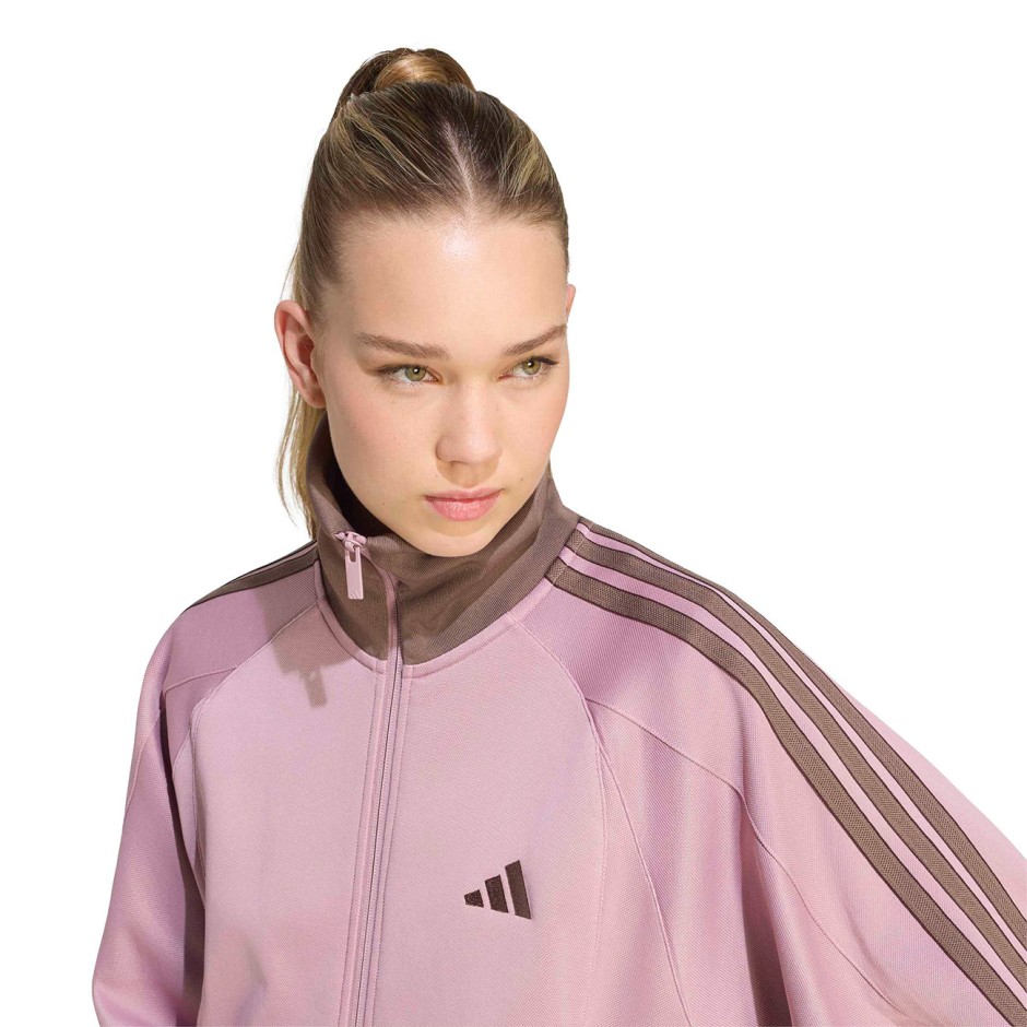 Women's Track Top Purple - adidas Sportswear Stadium Pique Loose Fit