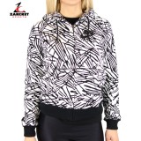 ZAKETA NIKE RALLY PRINTED FULL ZIP 726045-010 Μαύρο Εικόνα 