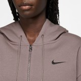 Nike Sportswear Phoenix Fleece Καφέ - Γυναικεία Ζακέτα Με Κουκούλα
