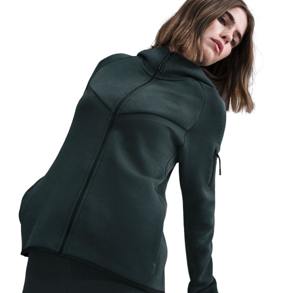 Γυναικεία Ζακέτα Ανθρακί - Nike Sportswear Tech Fleece Windrunner