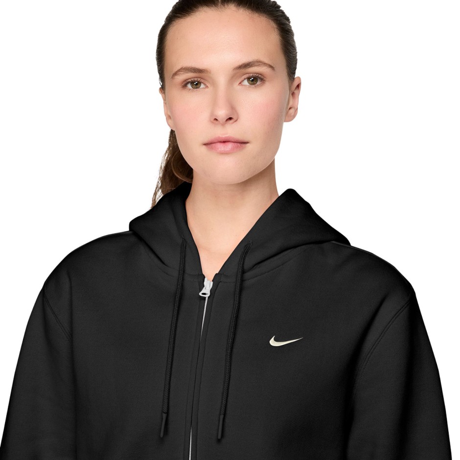 Γυναικεία Ζακέτα Μαύρη - Nike Studio Fleece Medium Weight
