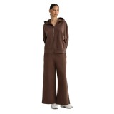 Women's Full-Zip Hoodie Brown - Bodytalk  Image 3