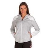 PUMA EVOSTRIPE FULL ZIP WOMEN'S HOODIE 580060-04 Grey Image 