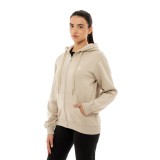 BE:NATION HOODIE LOGO JACKET 07112401-3J Beige Image 2