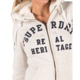 SUPERDRY ARIA APPLIQUE ZIPHOOD G20002AR-10C White Image 1