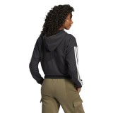 Γυναικεία Ζακέτα Μαύρη - adidas Sportswear Essentials 3-Stripes French Terry Εικόνα 0
